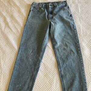 Fashionably Worn Carhartt Jeans